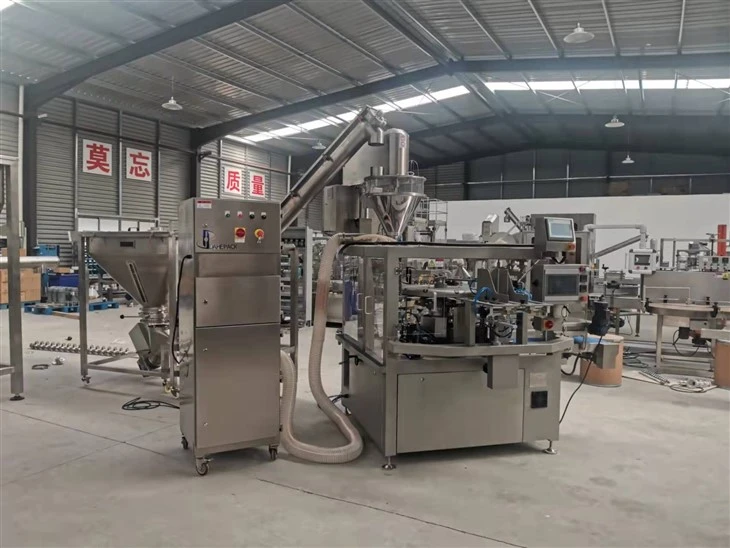 Powdered Drink Mixes & Flavorings Pouch Auger Filling Machine